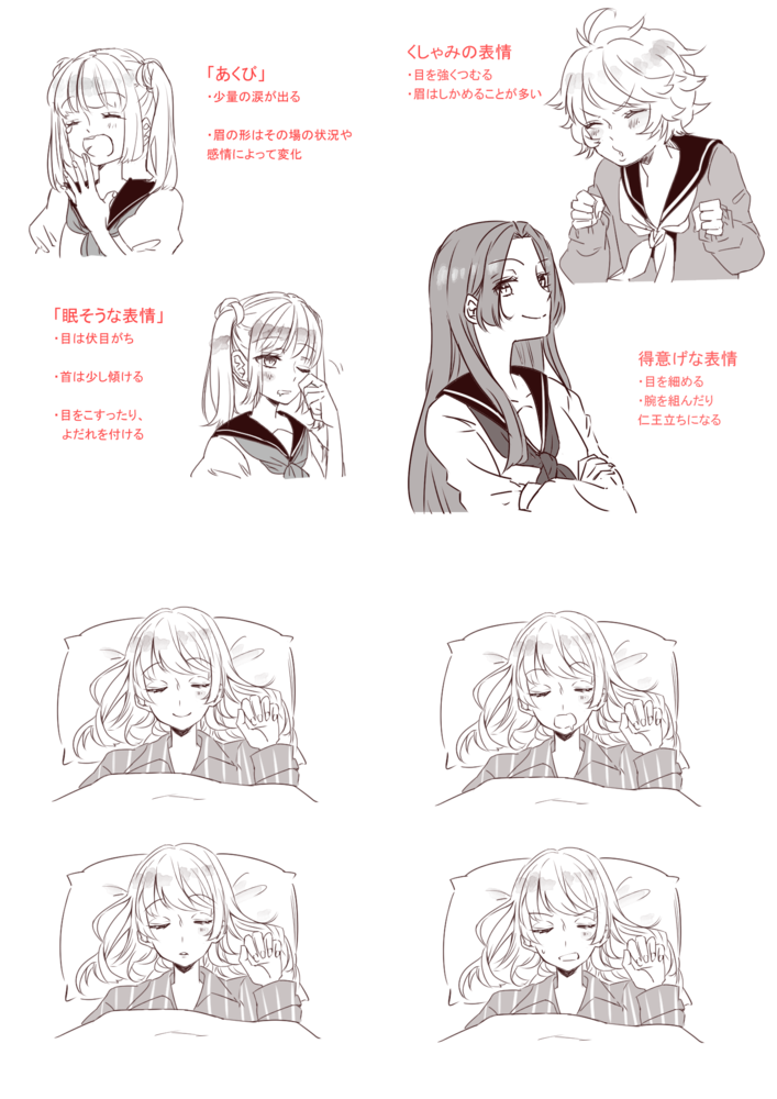 表情２模写