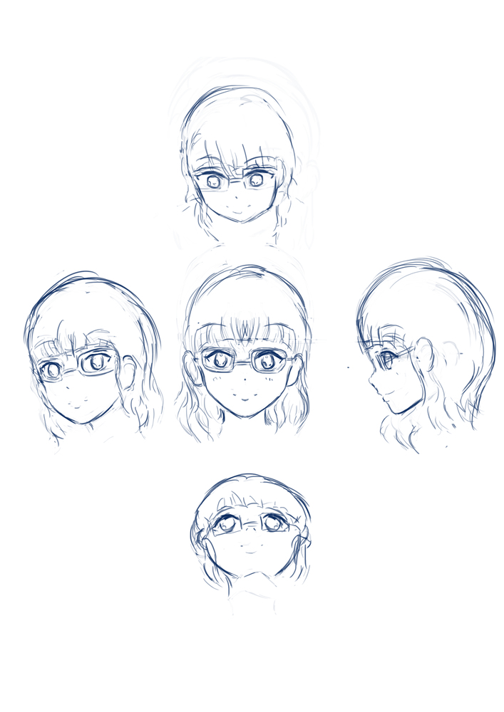  顔の描き方講座 イラレポ