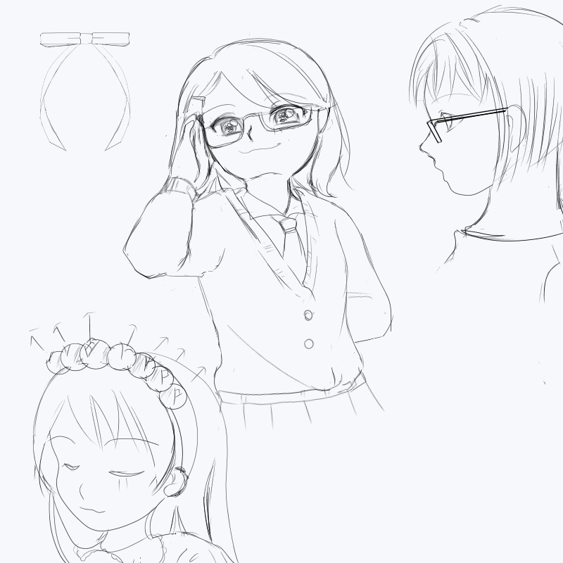 アクセサリーを描いてみる～