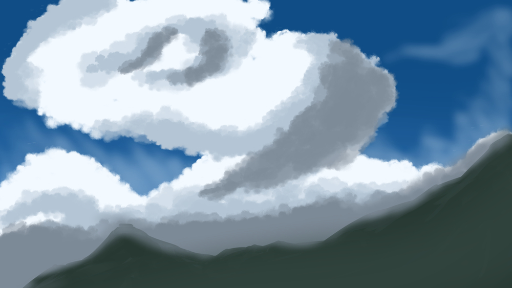 雲の描き方レポ