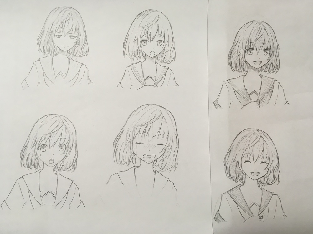 表情の描き方練習