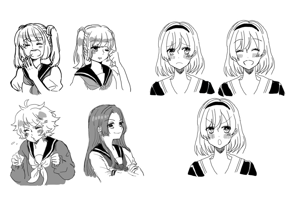 様々な表情の描き方講座