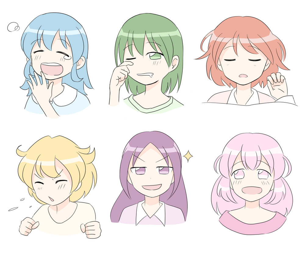 様々表情の描き方講座