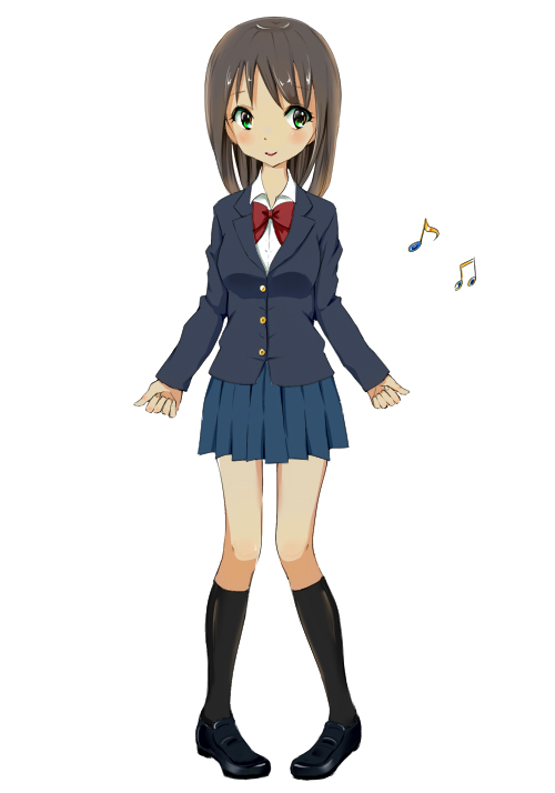 ブレザー×黒ハイソ