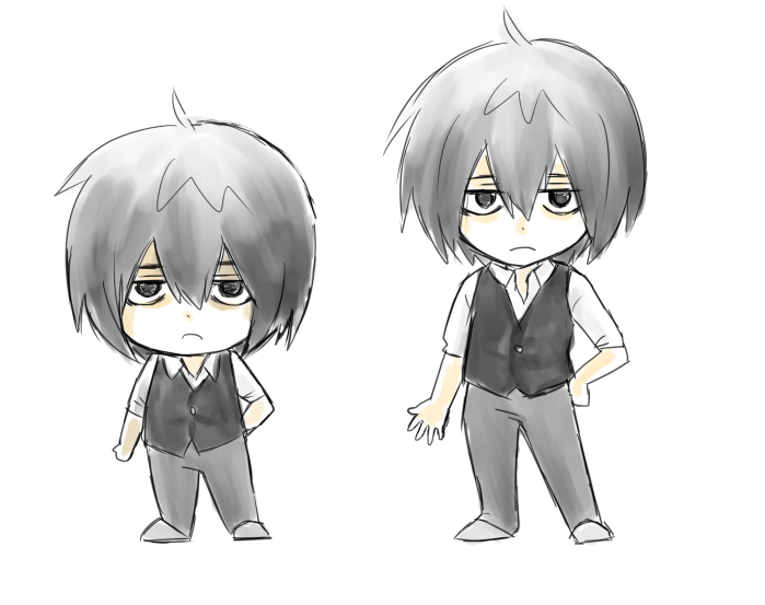 ２、３等身描いてみました