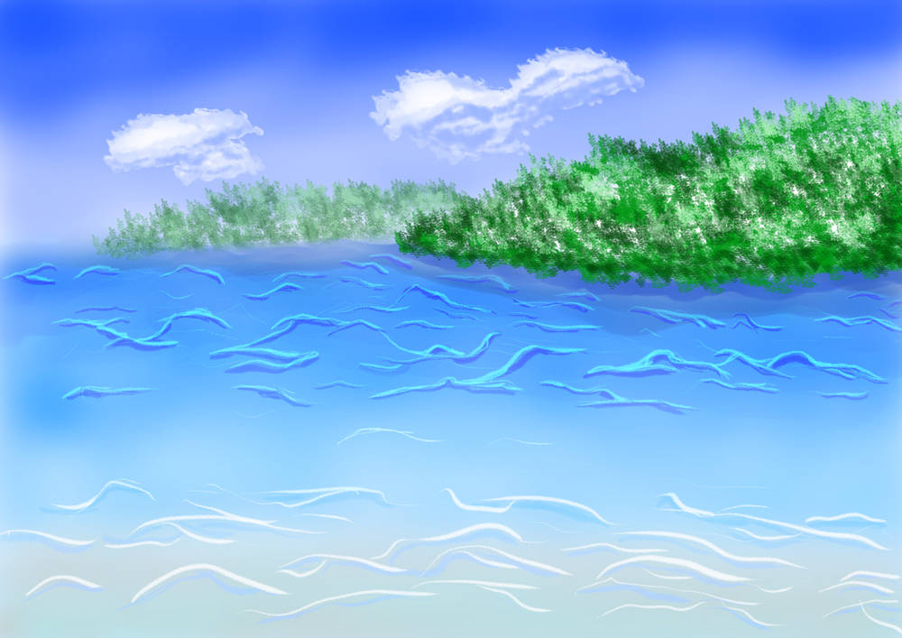 水の描き方