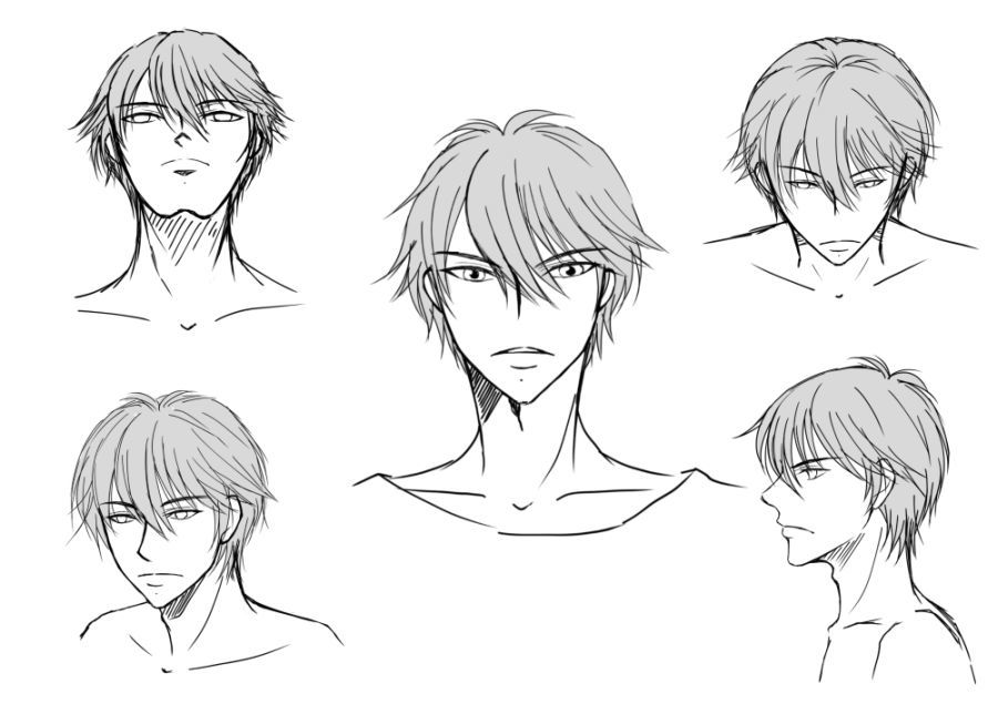 顔の描き方練習