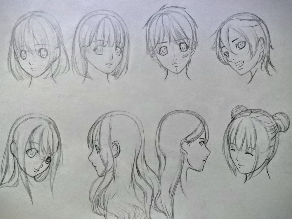 女の子の髪型いろいろ