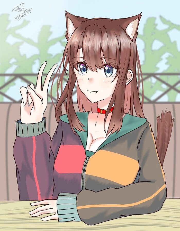 うちの子でケモミミイラレポ