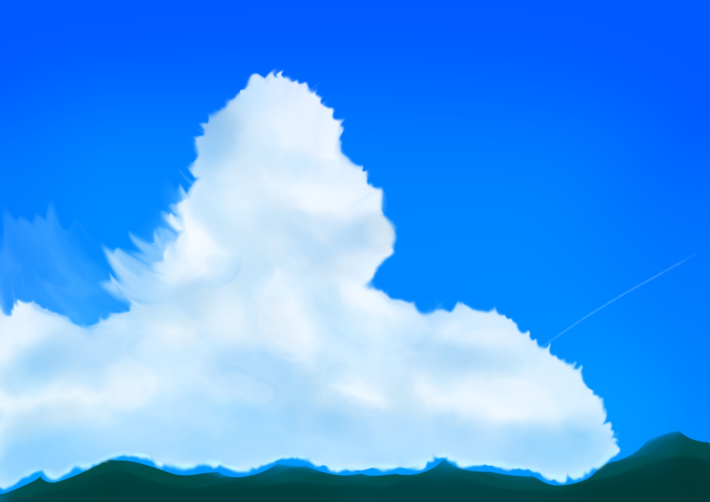 夏空の描き方