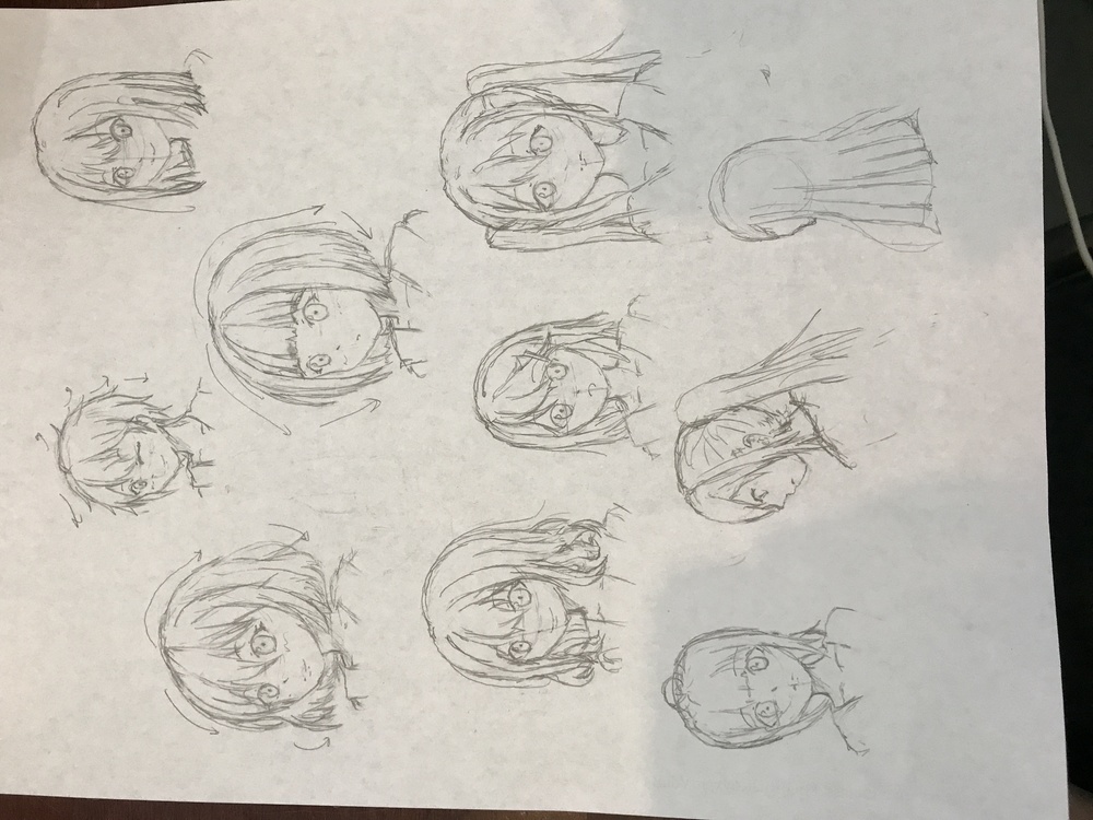髪の描き