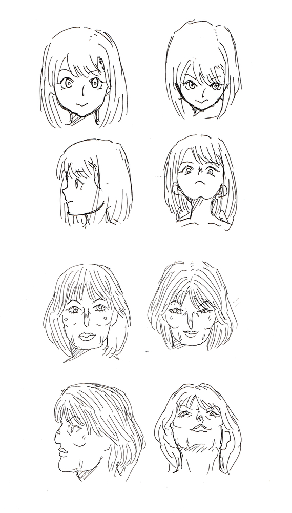 「顔のアタリの取り方講座」01