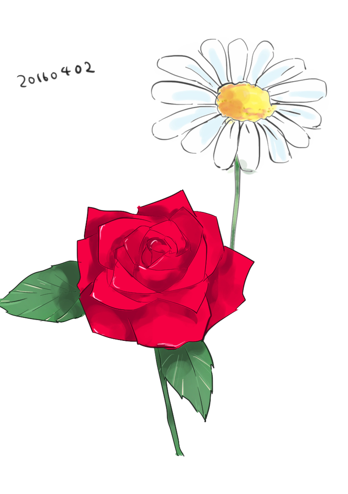 花の描き方