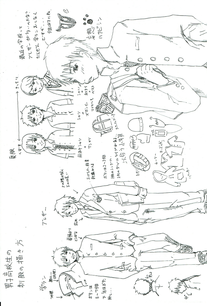 男子高校生の制服