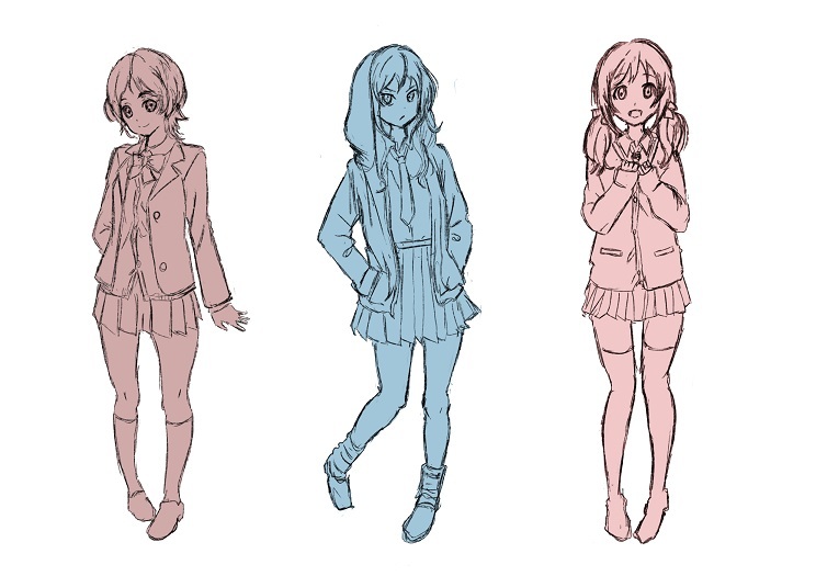 ブレザーとかセーラーを描くヤツ