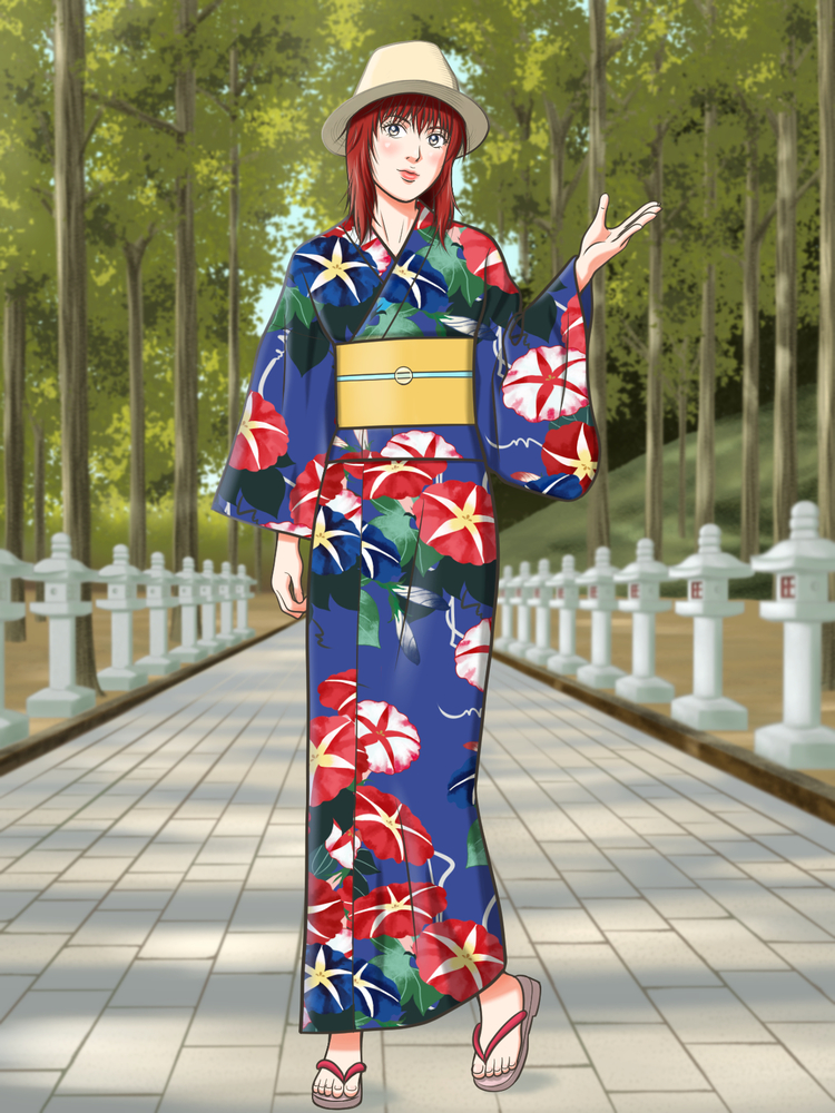 浴衣イラレポ