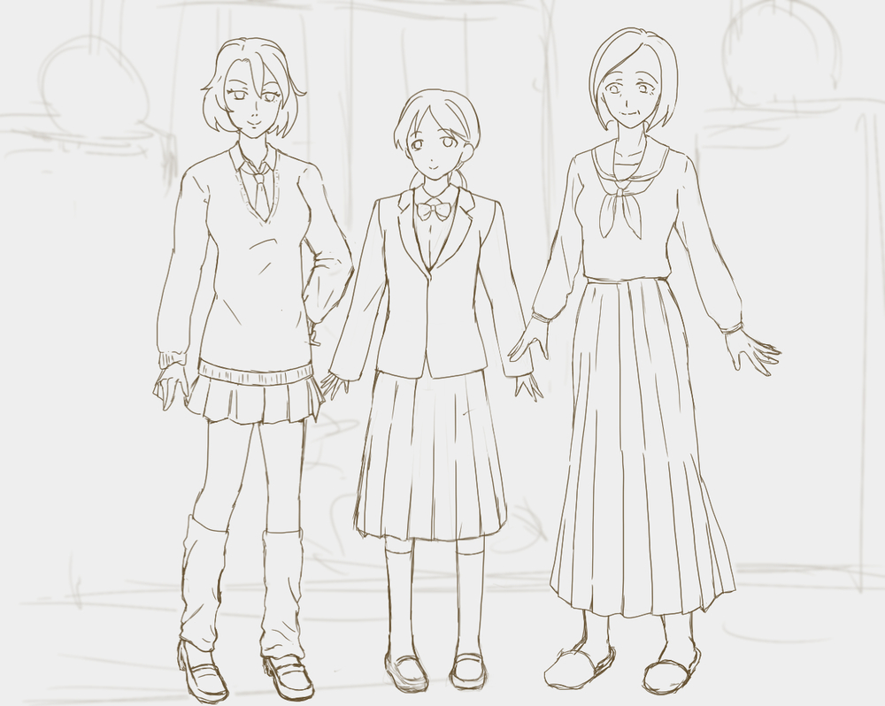 制服　練習