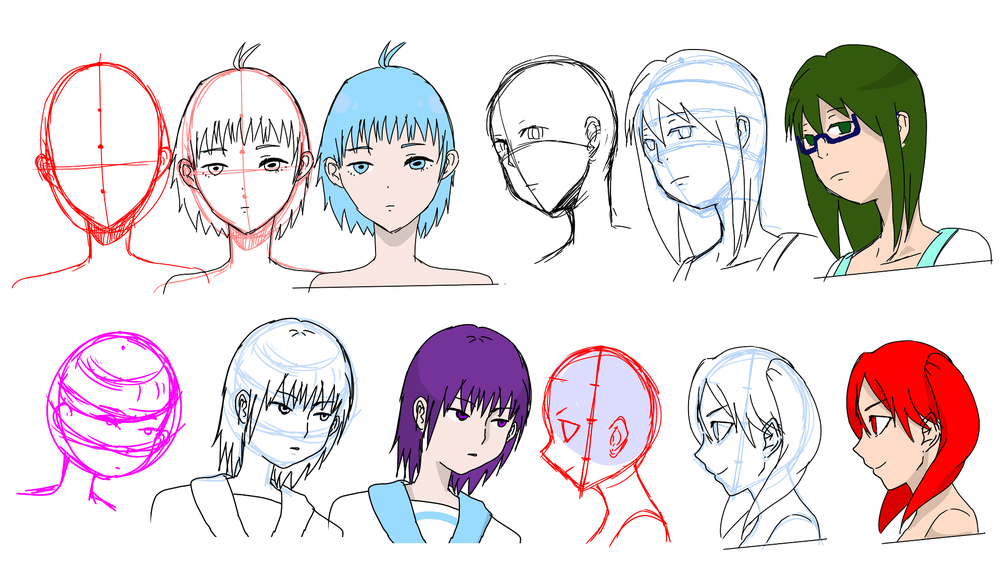 なるべく考えて描いています