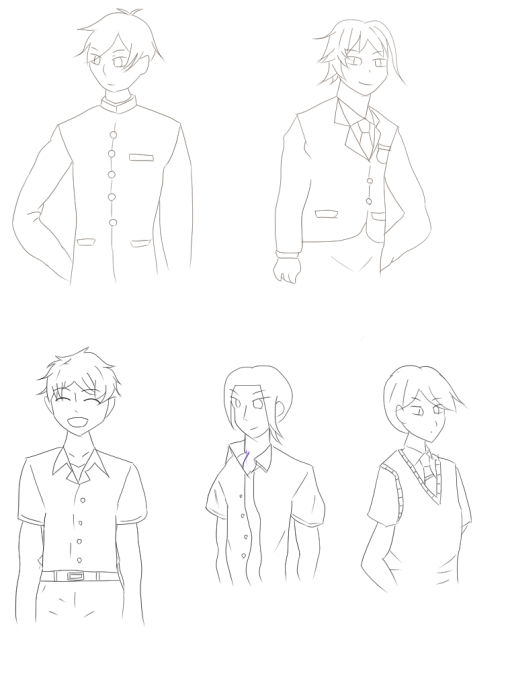 男子高校生の制服