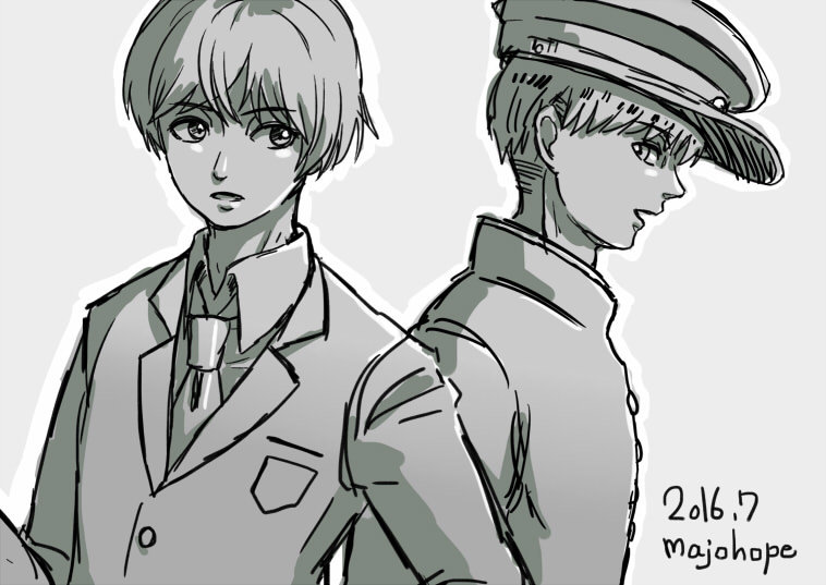 男子高生の制服を描くッ！