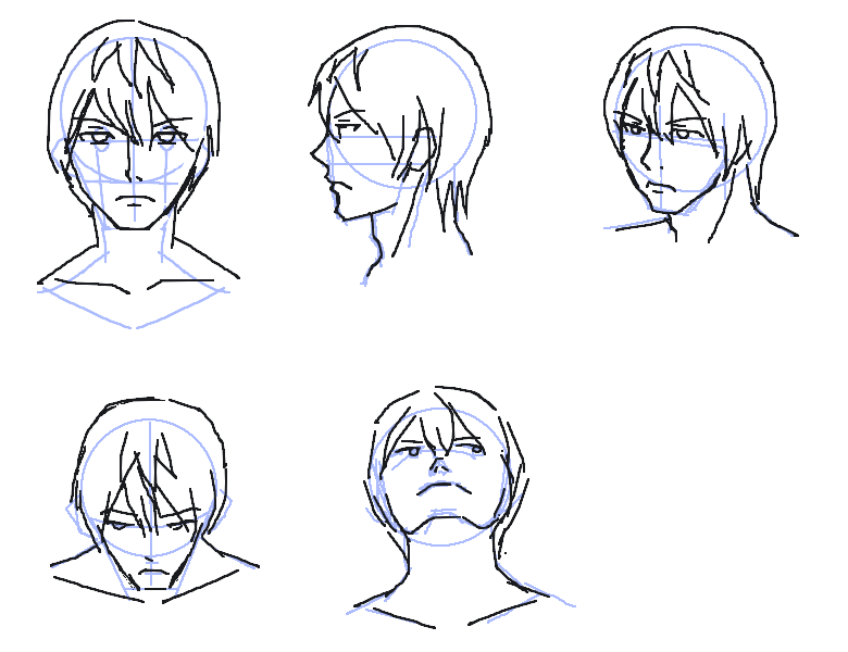 「顔の描き方講座」イラレポ