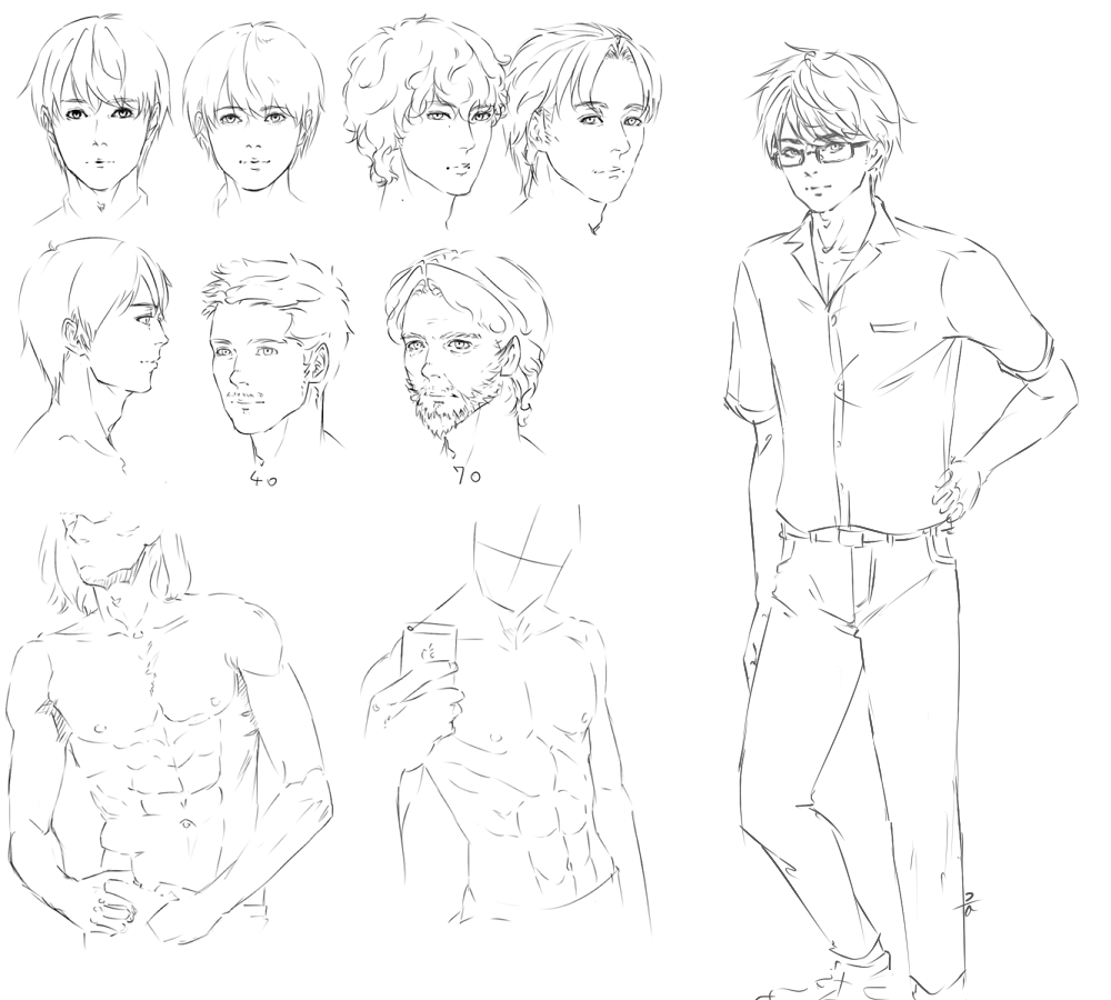 男性
