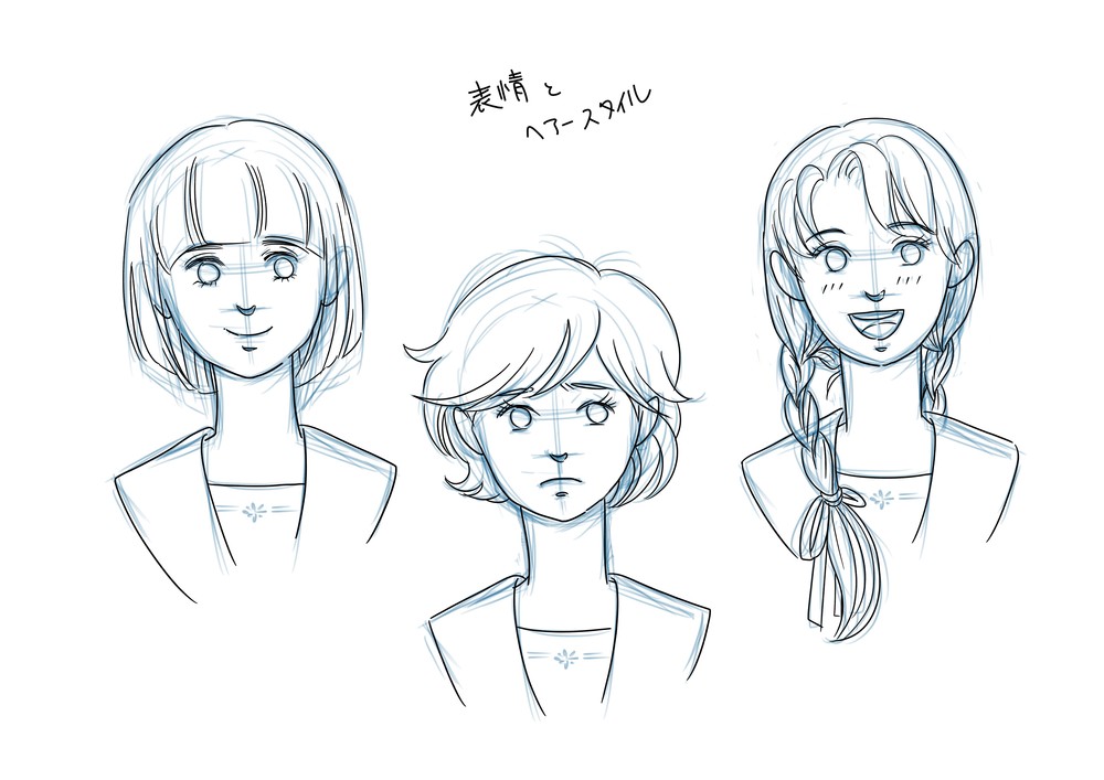 表情＆ヘアースタイル