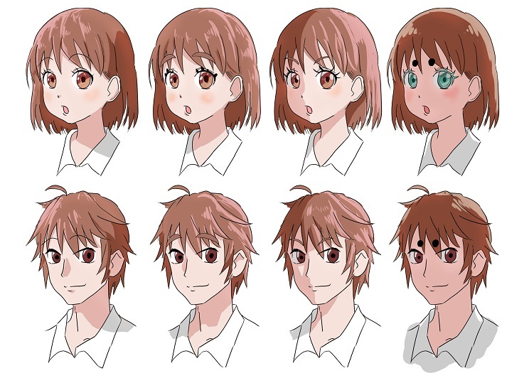 表情が華やかに見える色のヤツ