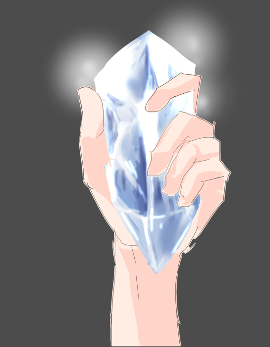 クリスタルの描き方