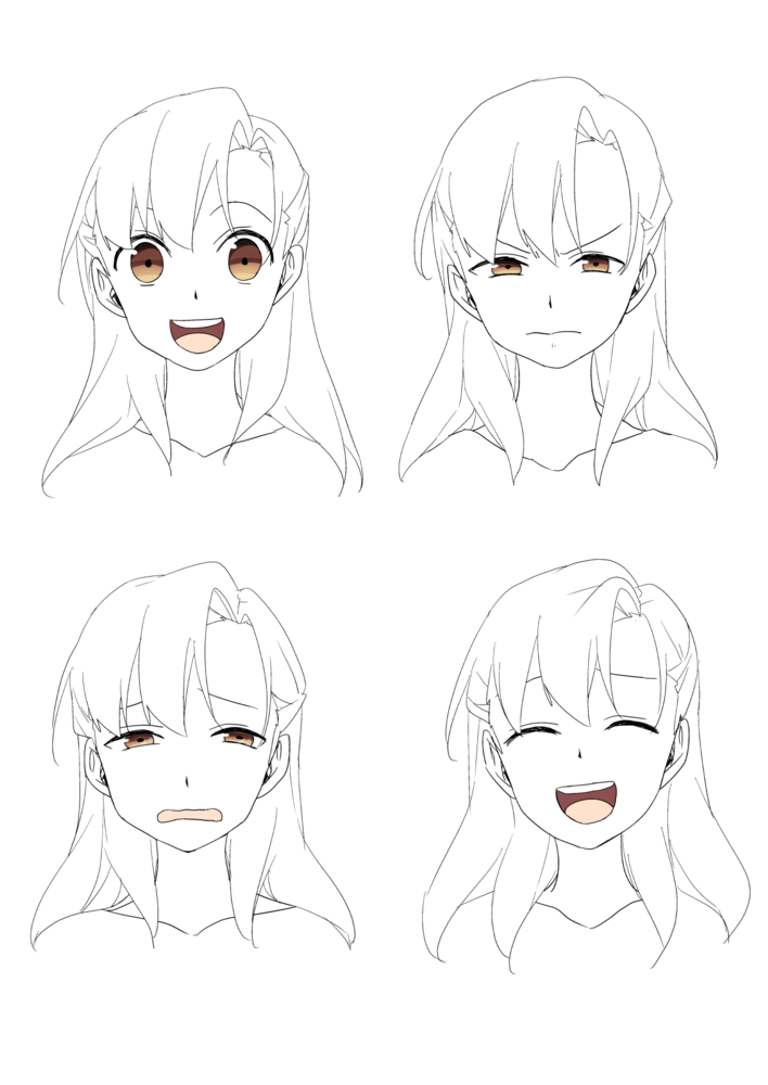 表情の描き方イラレポ