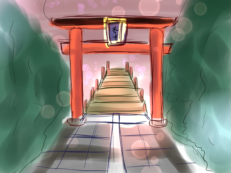 一点透視図法応用１