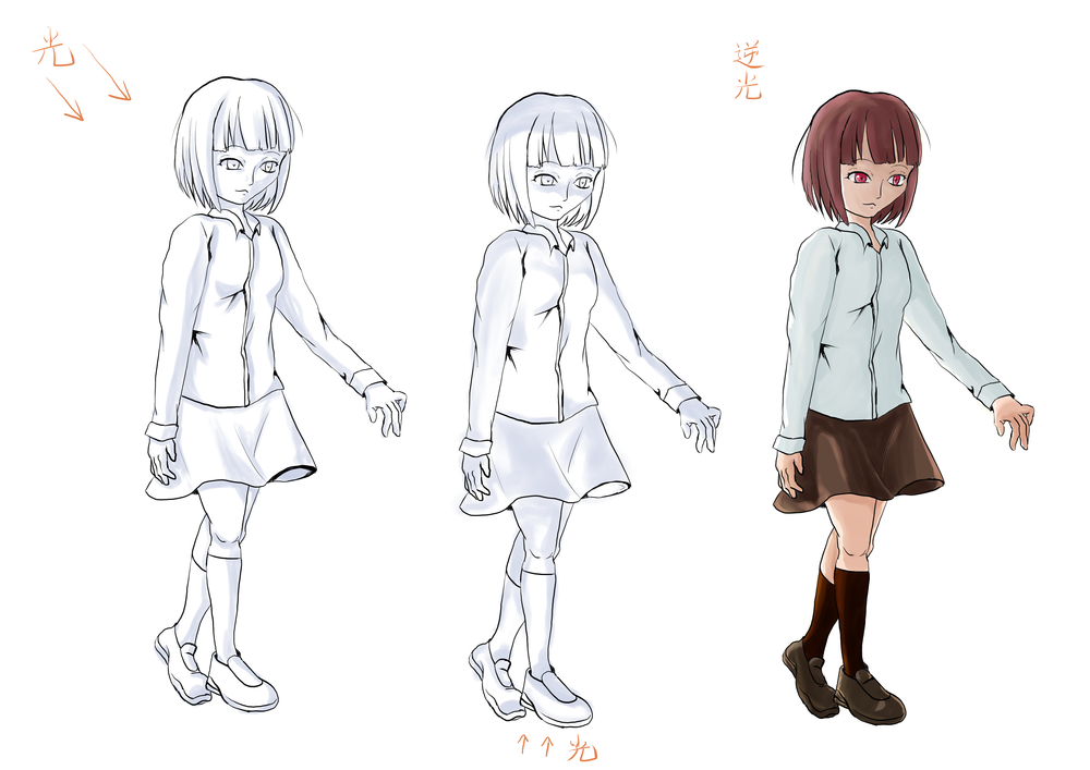 陰影のつけ方