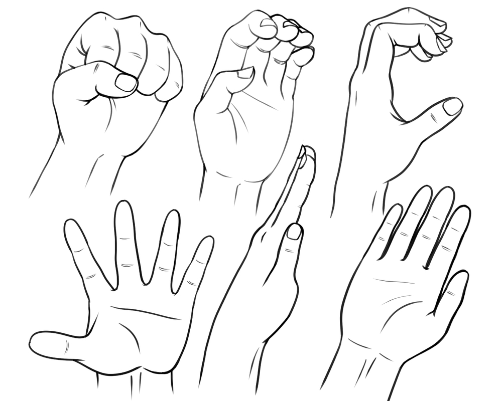 手や指の描き方講座イラレポ