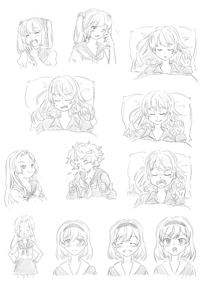表情の描き方