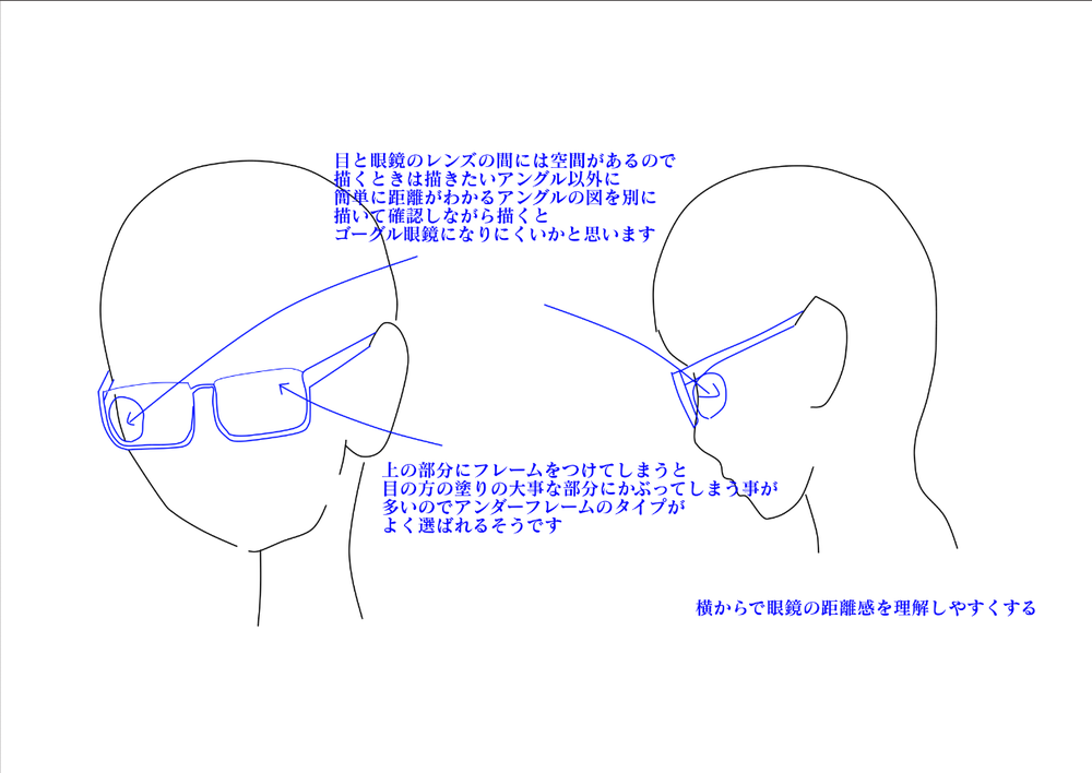 アクセサリー類の描き方