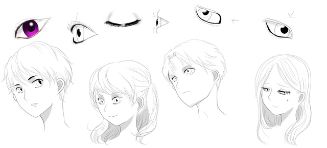 立体感のある目