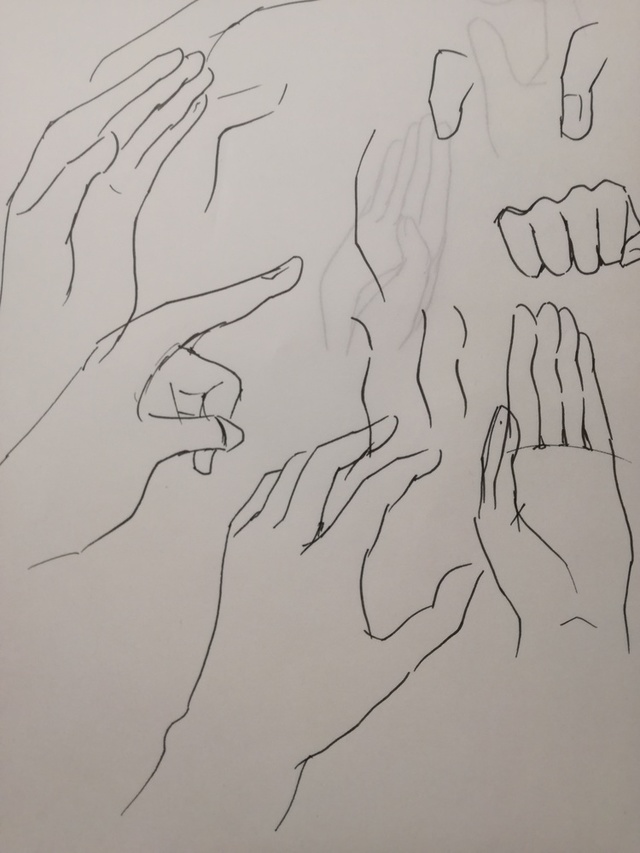 手