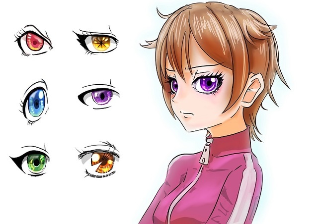 個性を作る目の描き方のヤツ