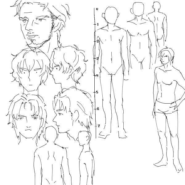 男性の体