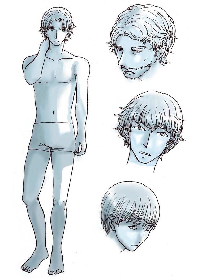 練習（男性の描き方）