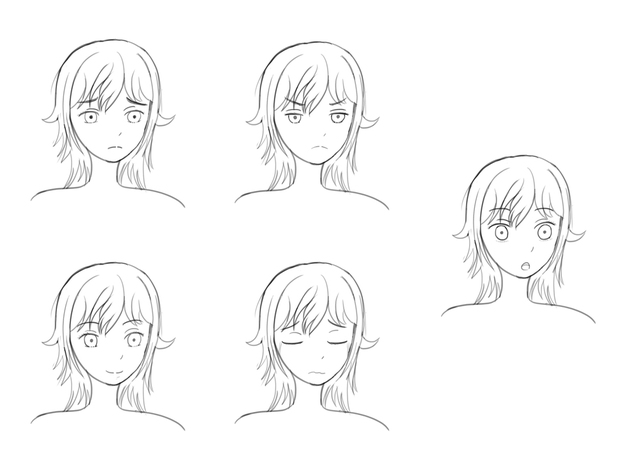 表情の描き方