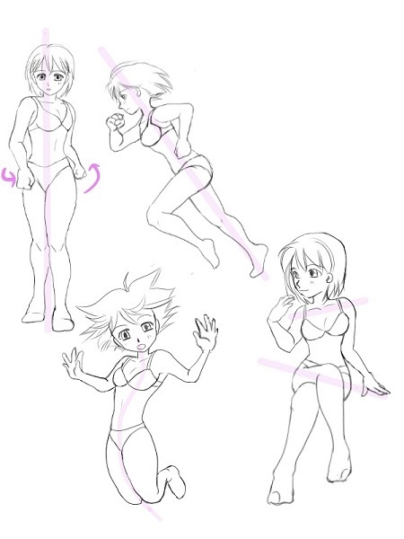 ポーズを学ぶ！イラレポ～