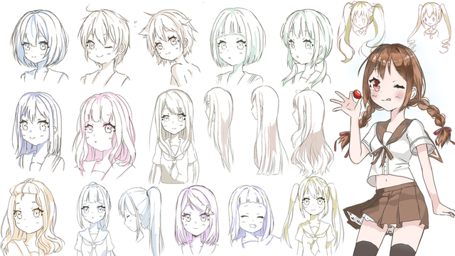 絵柄と影に気を付けて描きました