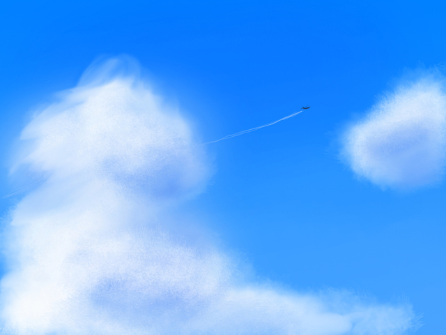 積雲の描き方