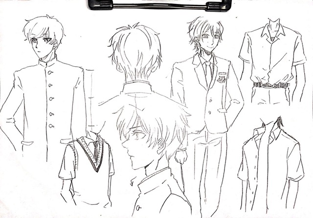 男子高校生の制服