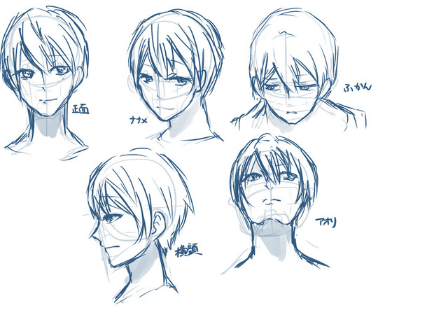 顔の描き方練習
