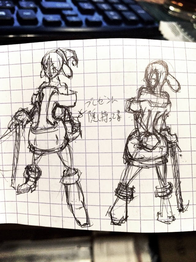 なるほど！描きやすい^_^