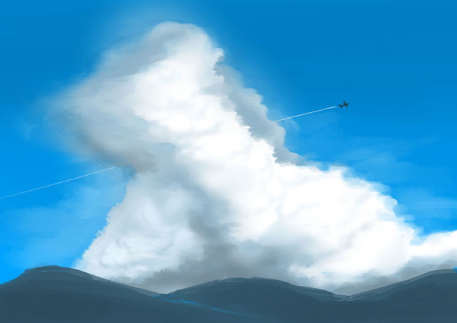 夏空の描き方