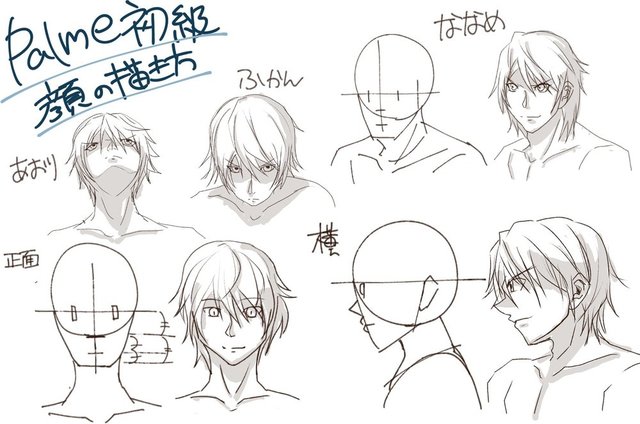 初級コース 顔の描き方①