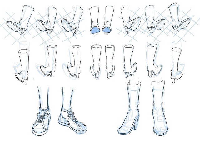 靴を描くヤツ